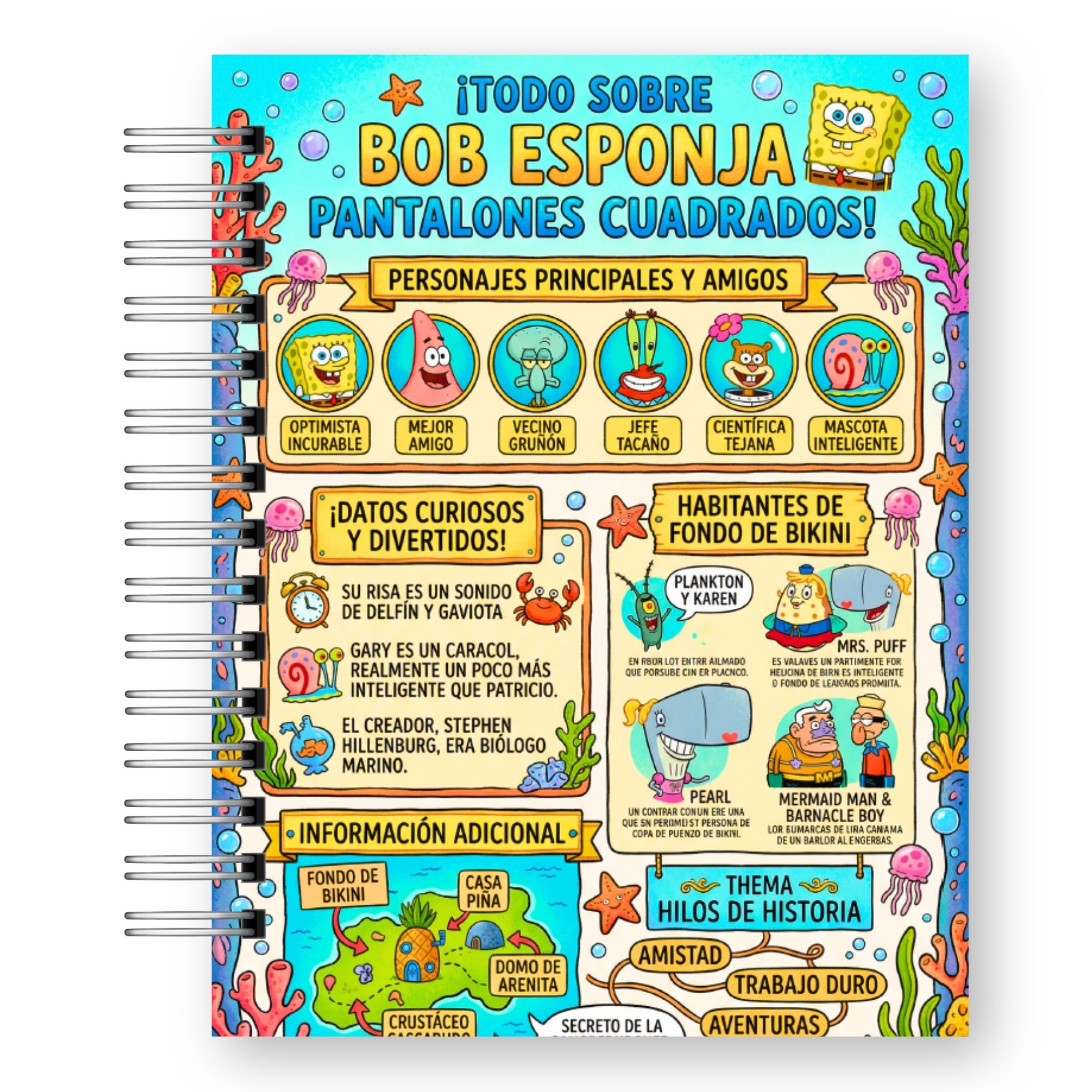 Agenda 2027 Bob Esponja – Edición Fondo de Bikini  5