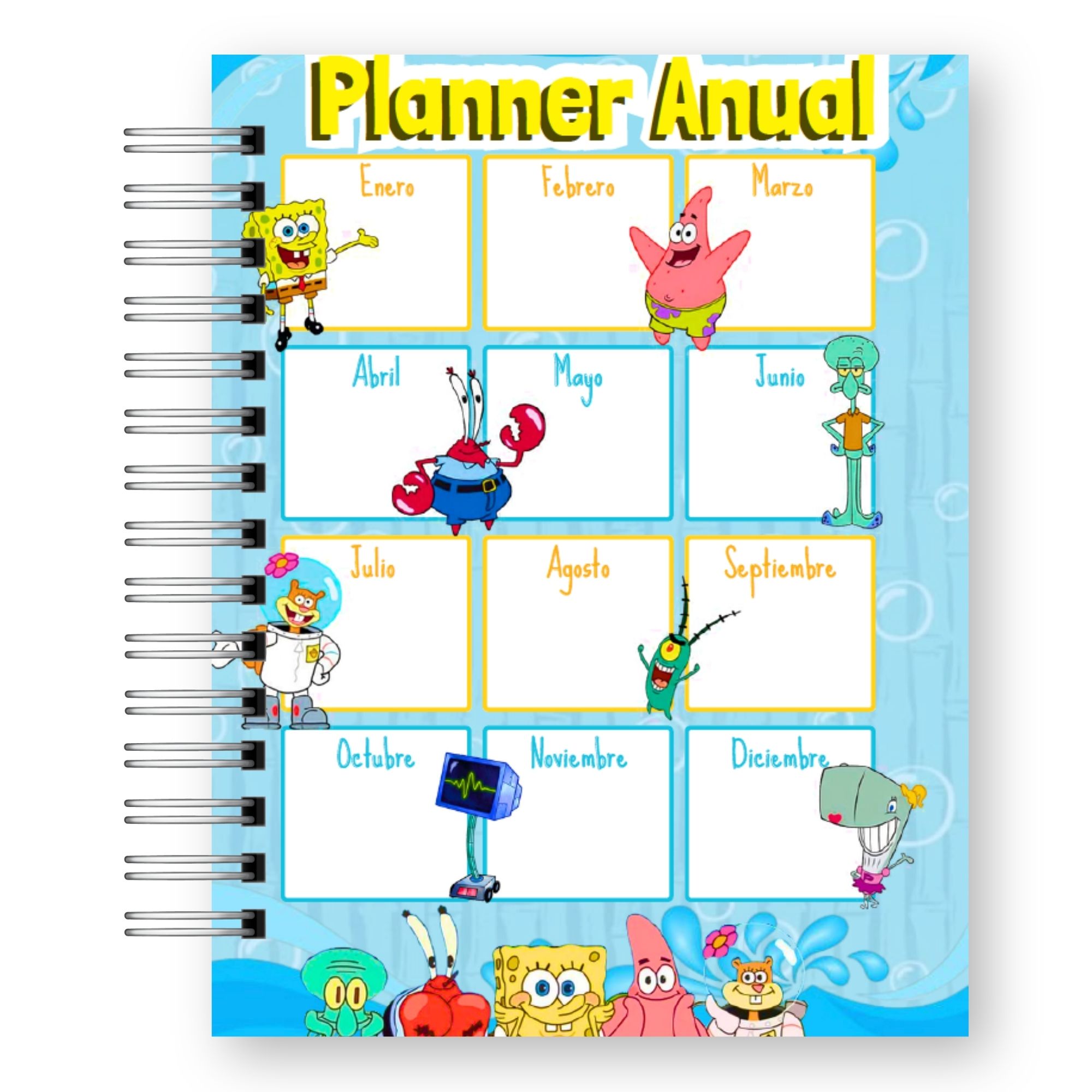 Agenda 2027 Bob Esponja – Edición Fondo de Bikini  4