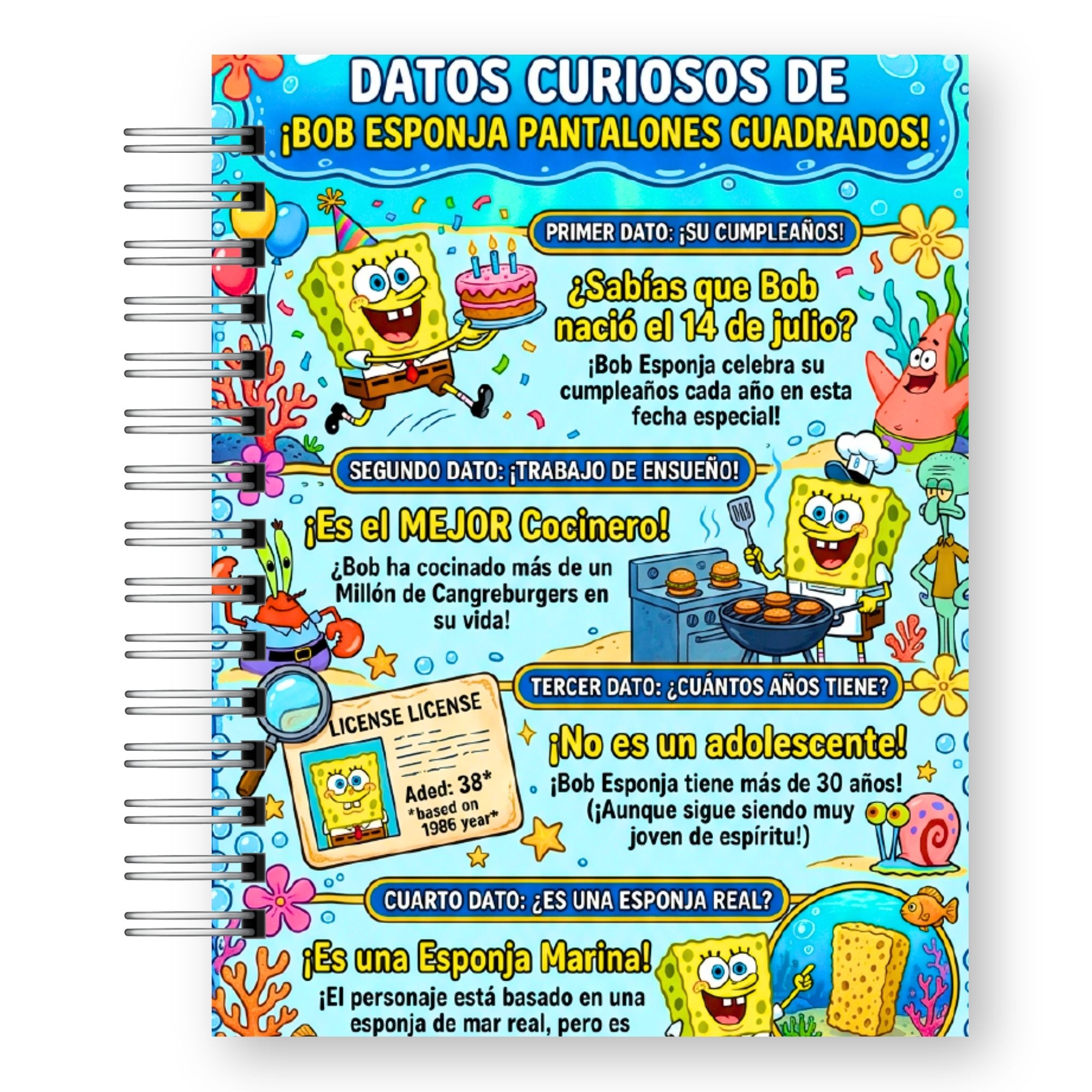 Agenda 2027 Bob Esponja – Edición Fondo de Bikini  6