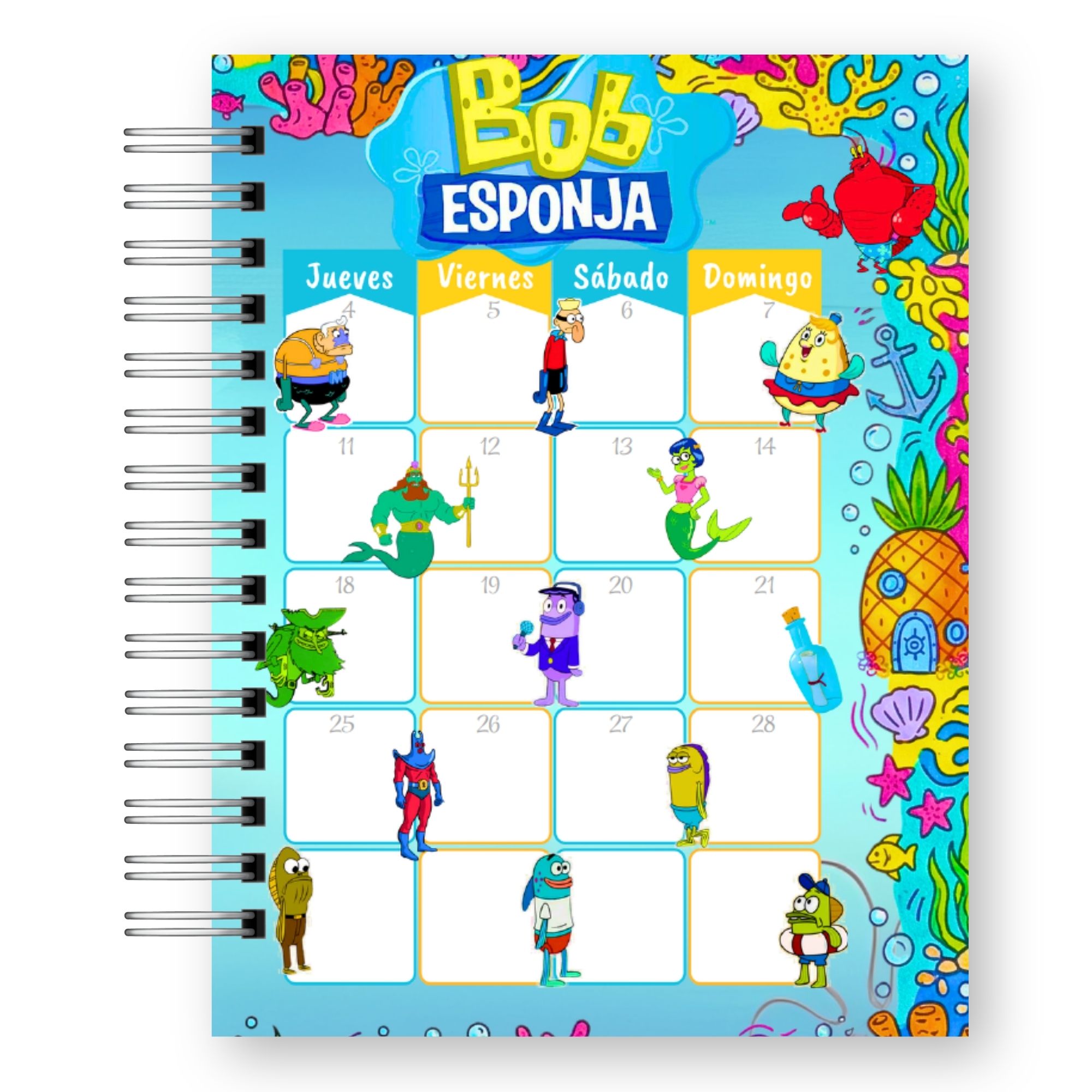 Agenda 2027 Bob Esponja – Edición Fondo de Bikini  10