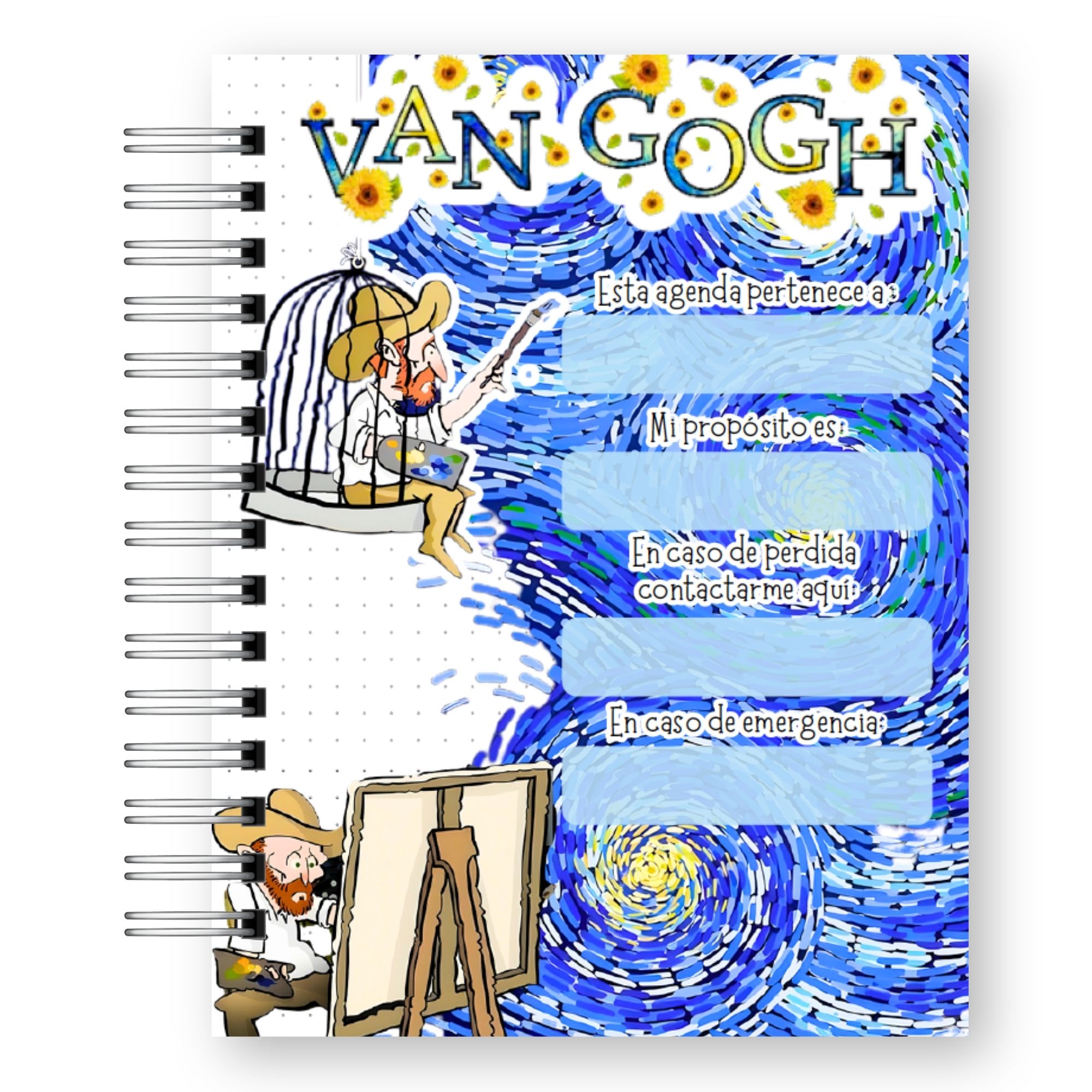 Agenda Vincent van Gogh 2027 – Edición Arte y Galería  2