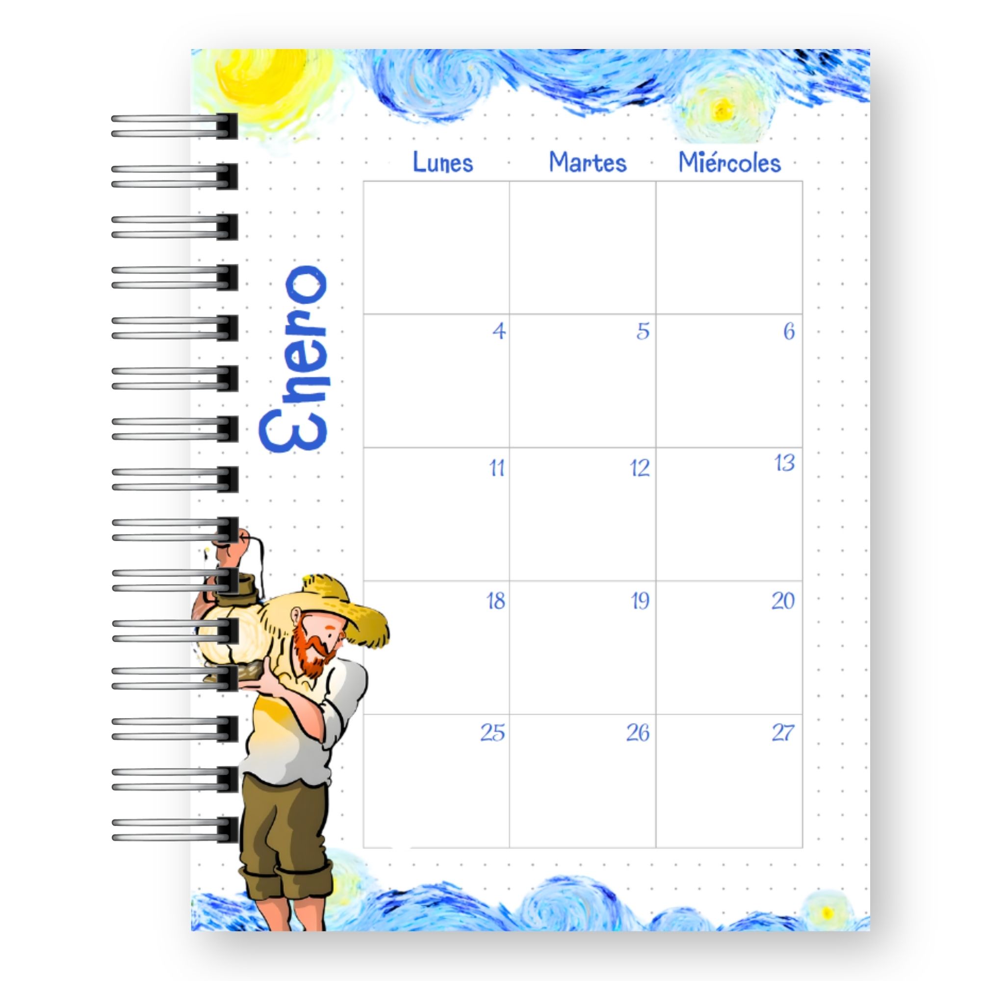 Agenda Vincent van Gogh 2027 – Edición Arte y Galería  9