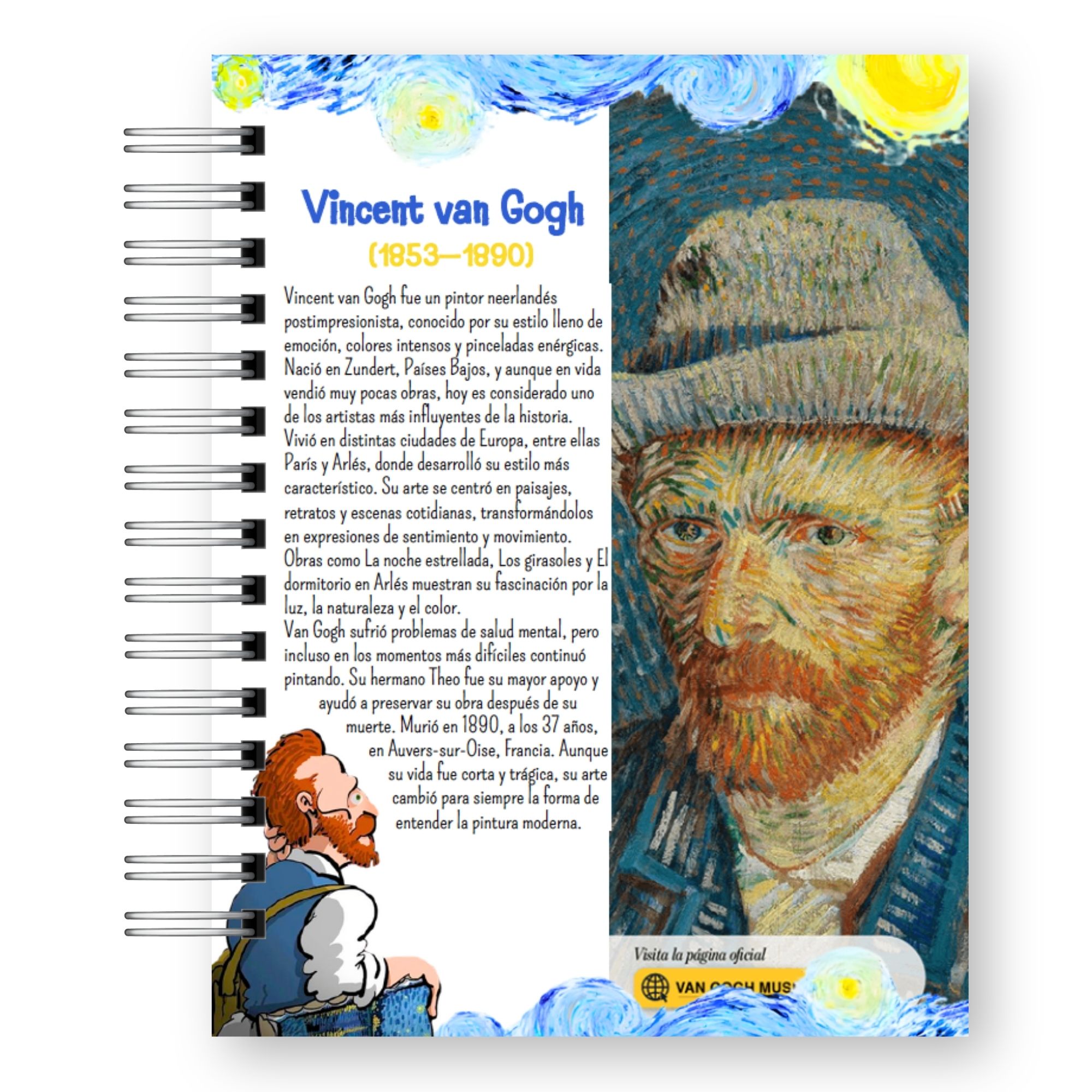 Agenda Vincent van Gogh 2027 – Edición Arte y Galería  7