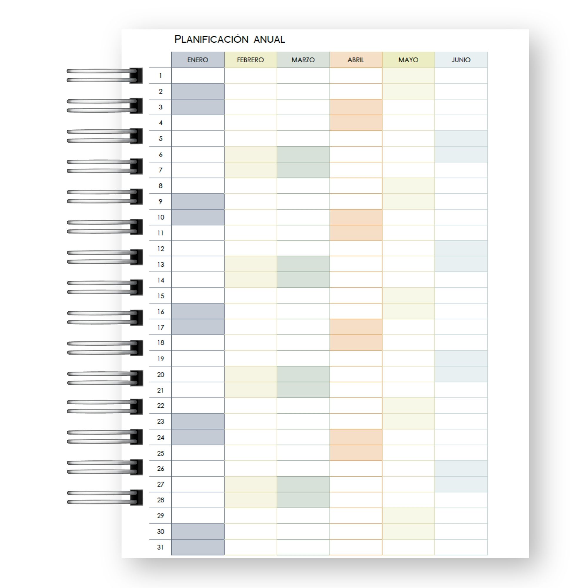 Planner Docente 2027 – Edición Hombre Inspiración & Taxonomía de Marzano 8