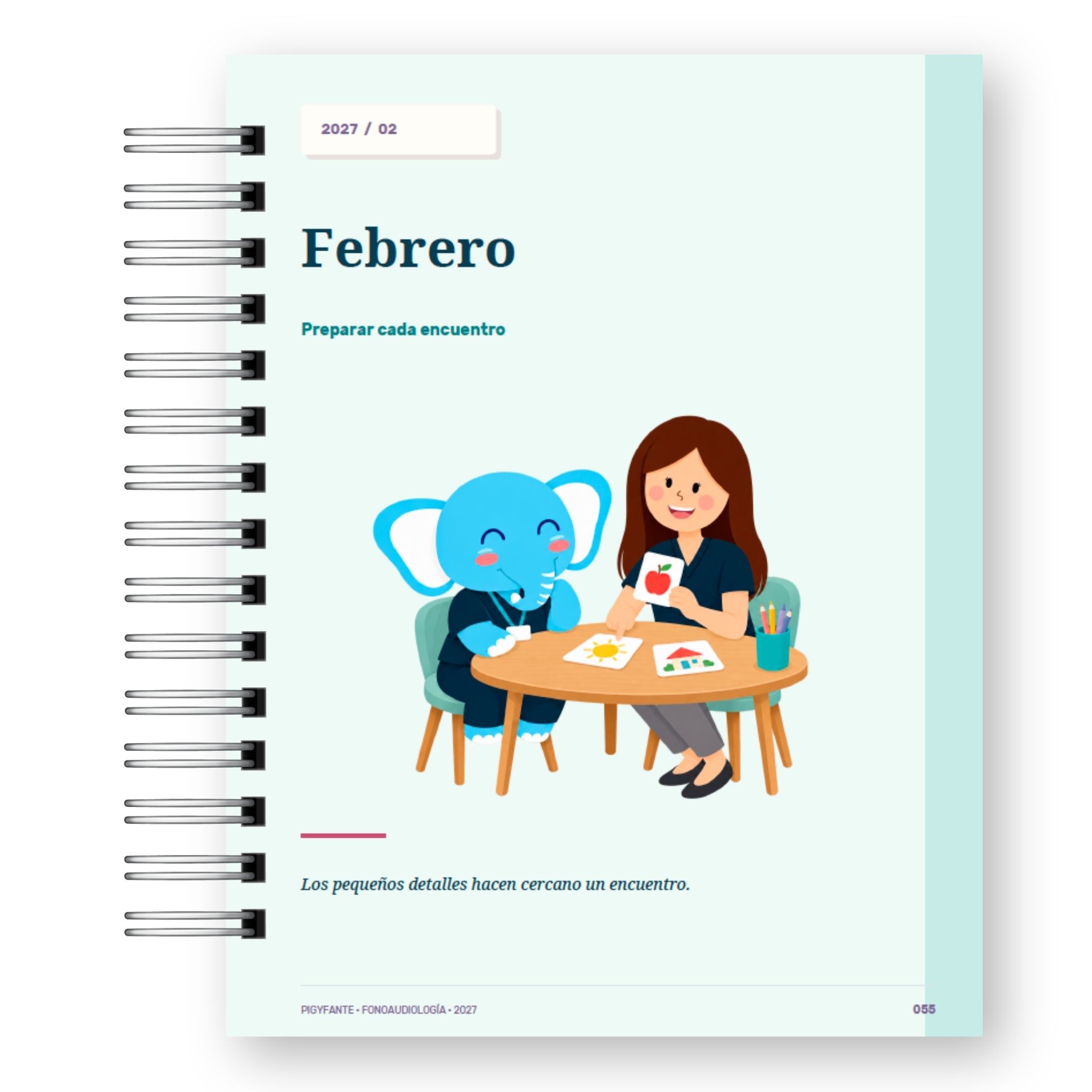 Agenda  Fonoaudiología 2027 – Edición Hombre  12