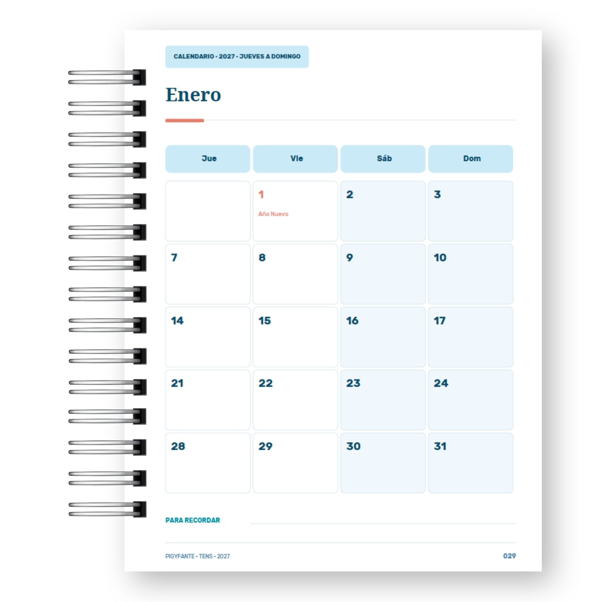 Agenda TENS 2027 – Técnico en Enfermería Nivel Superior  12