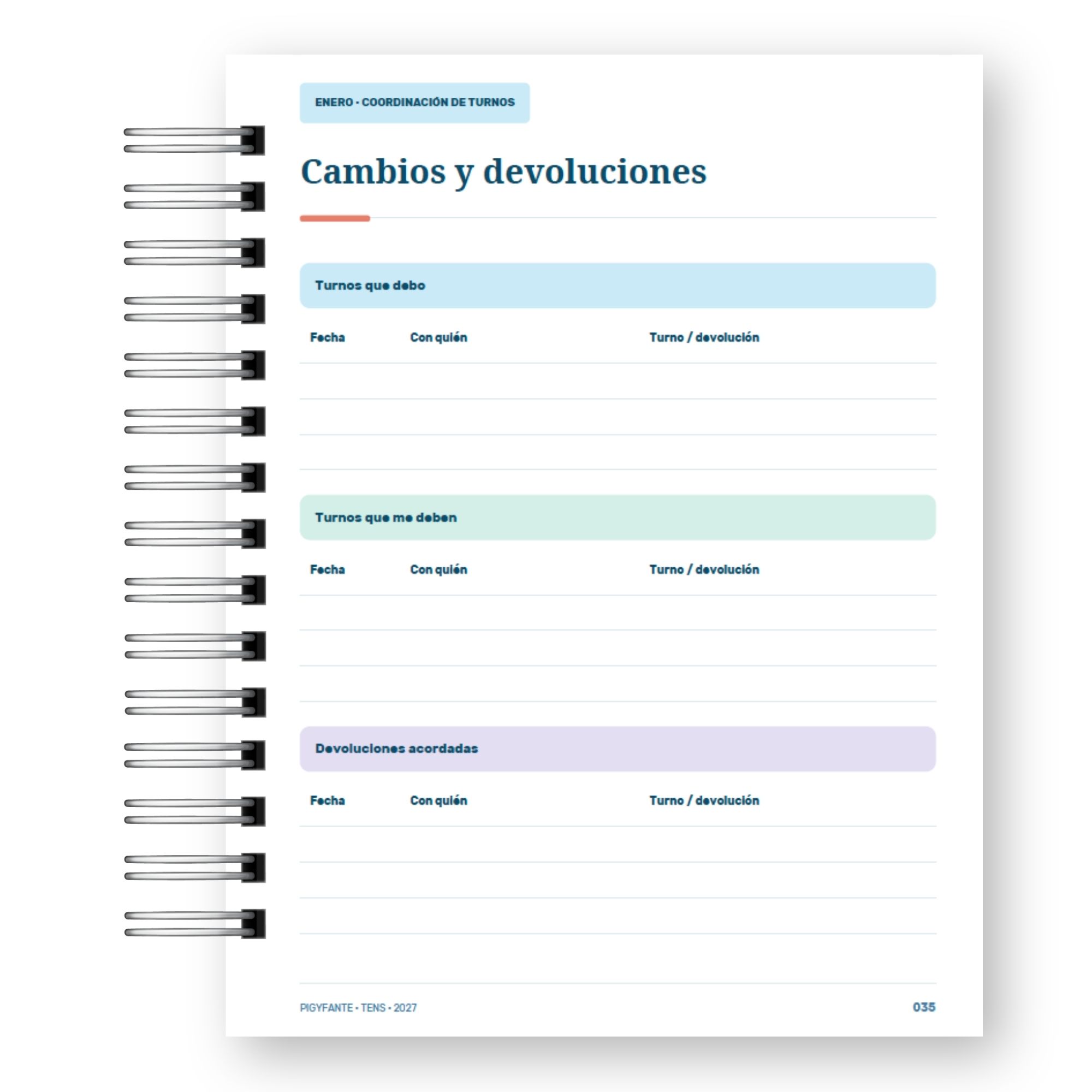 Agenda TENS 2027 – Técnico en Enfermería Nivel Superior  9