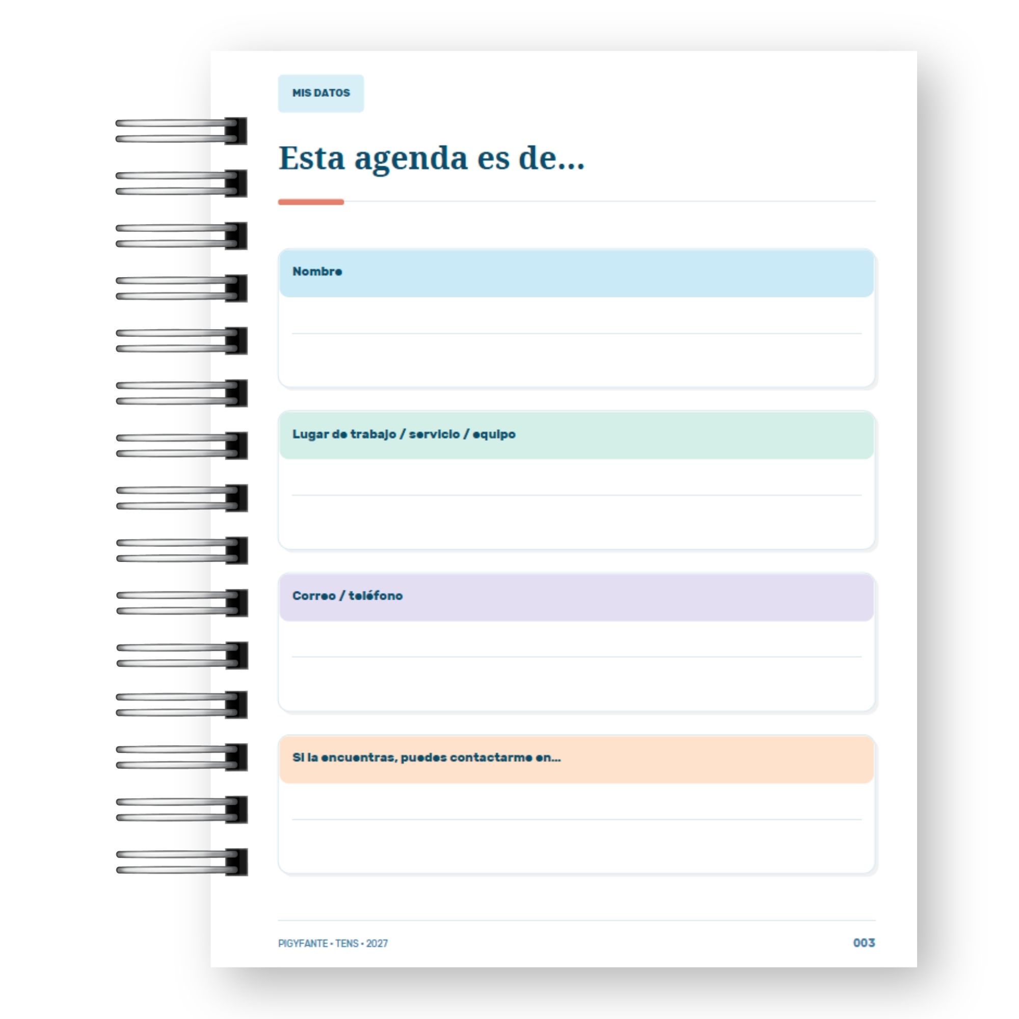 Agenda TENS 2027 – Edición Hombre  3