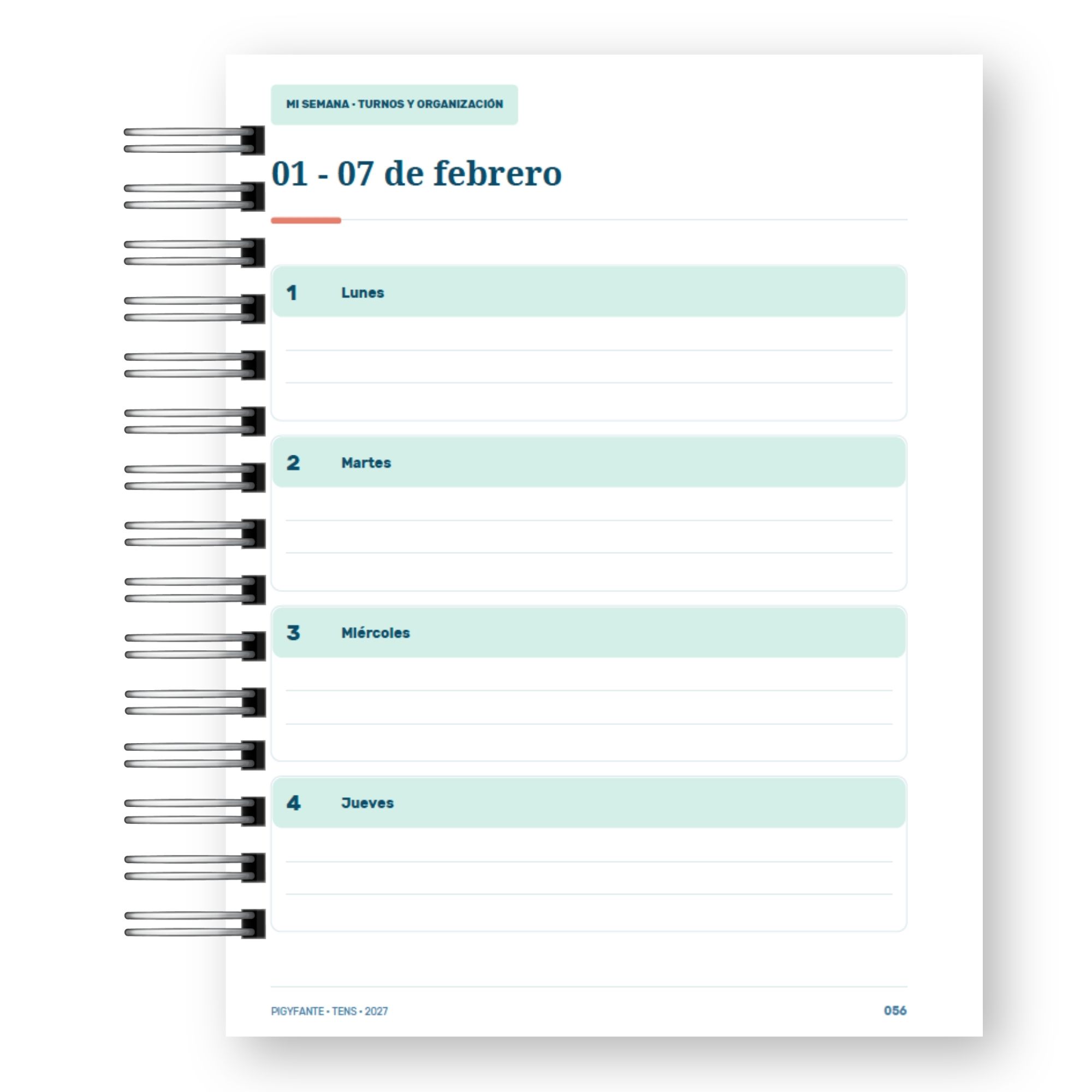 Agenda TENS 2027 – Edición Hombre  16