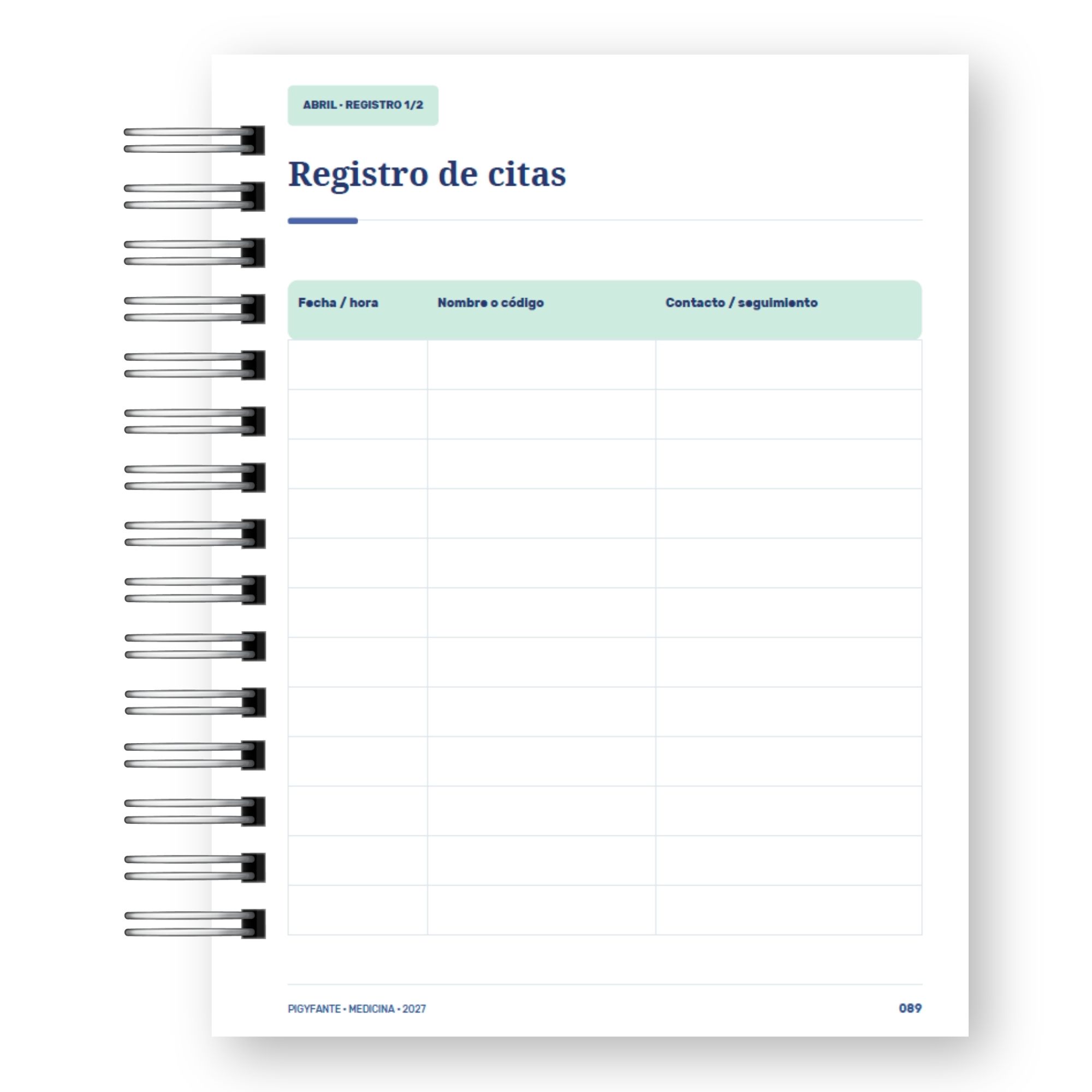 Agenda  Medicina 2027 – Edición Doctora 15