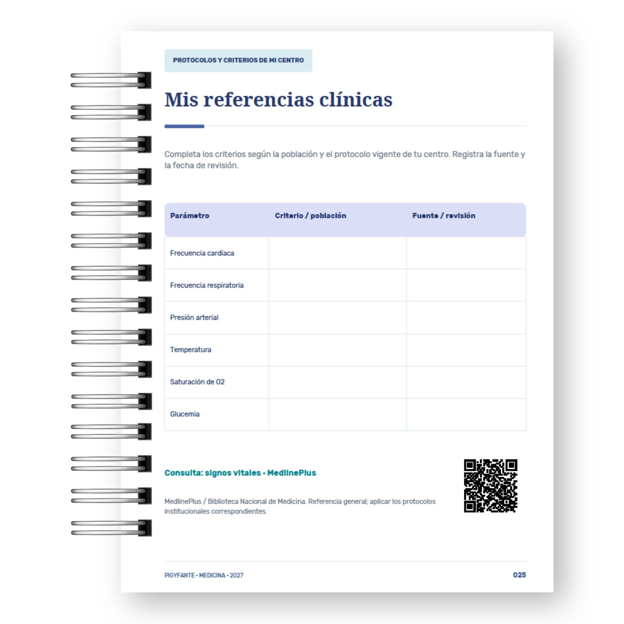 Agenda  Medicina 2027 – Edición Doctora 7