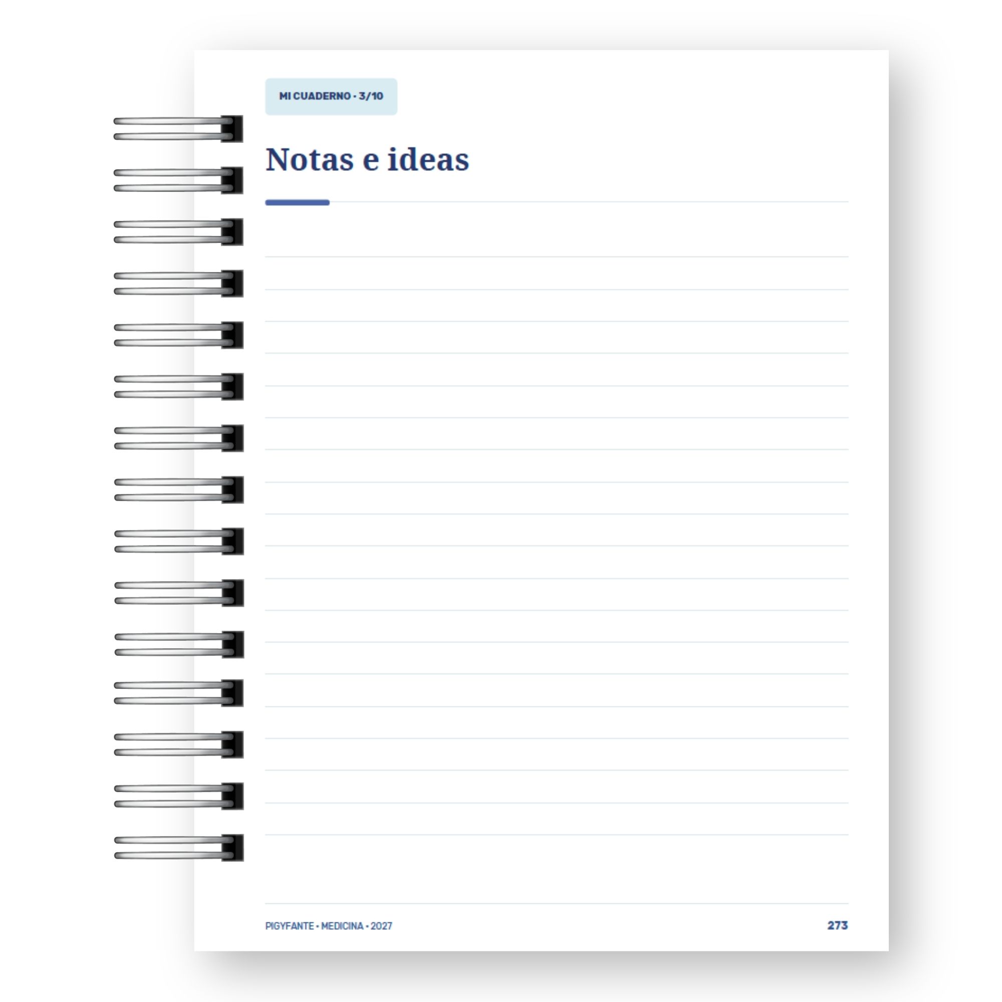 Agenda Medicina 2027 – Edición Hombre  18
