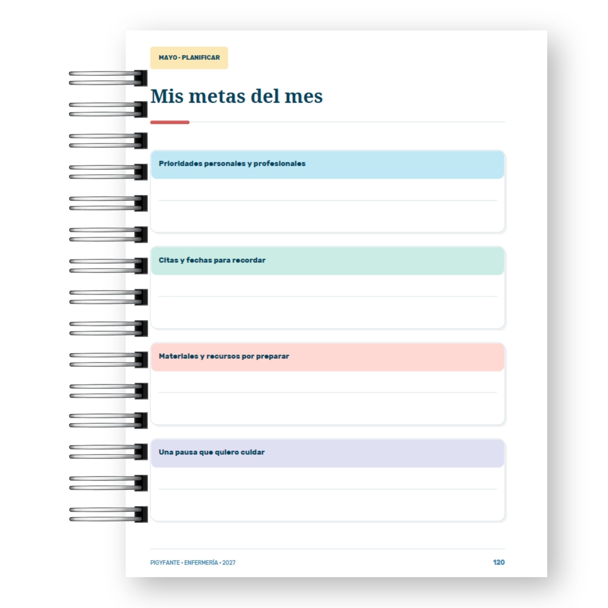 Agenda Enfermería 2027 – Edición Hombre  12