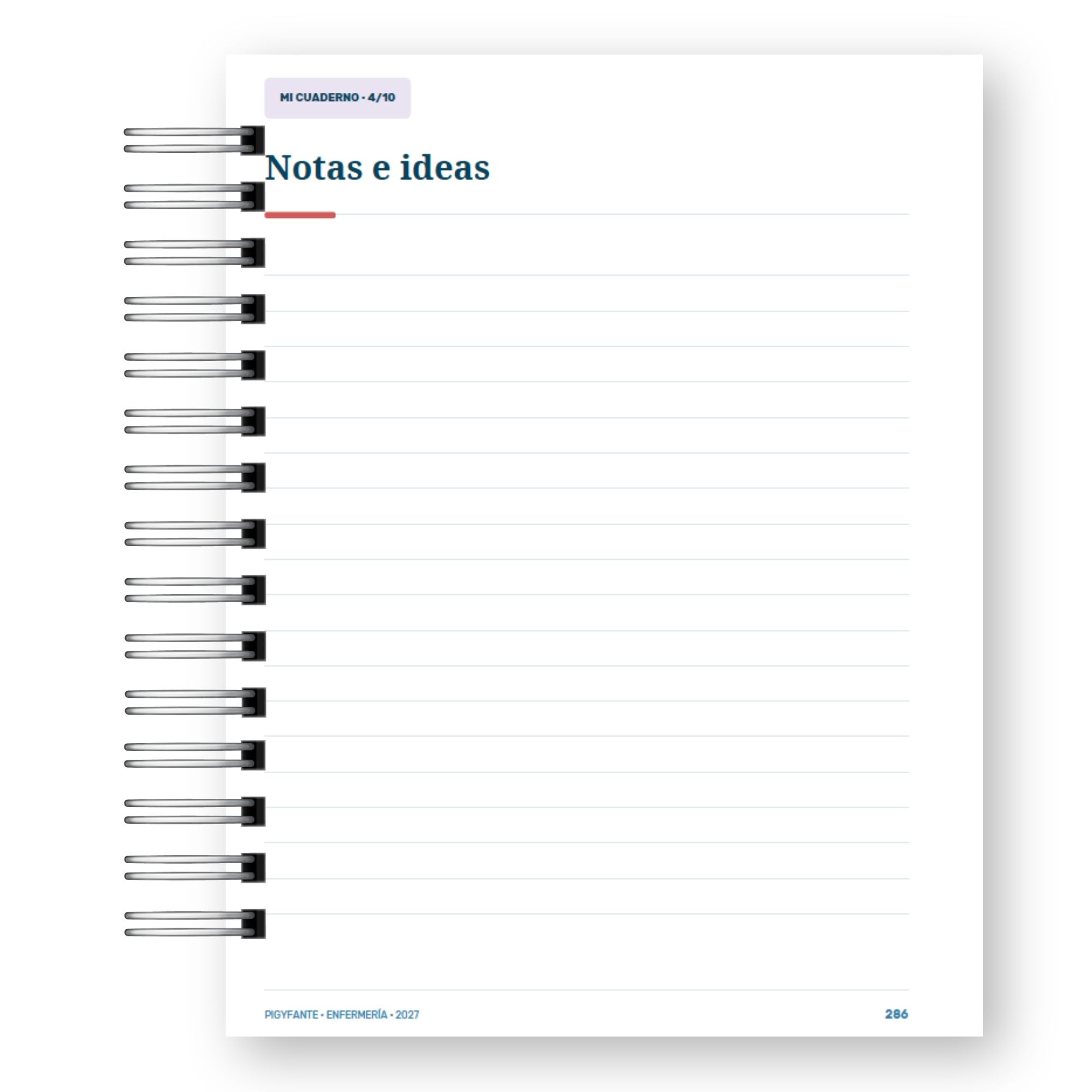 Agenda Enfermería 2027 – Edición Hombre  19