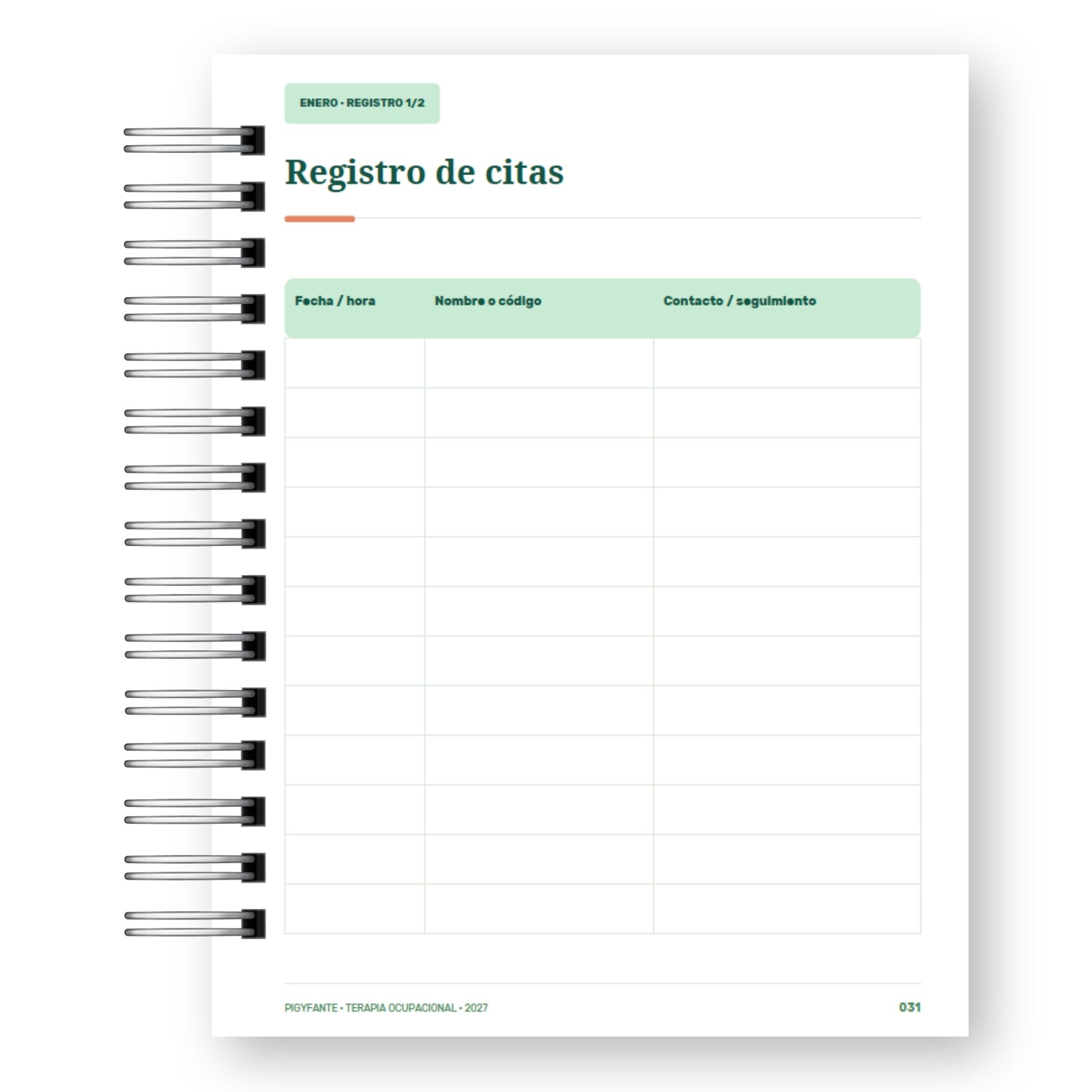 Agenda Terapia Ocupacional 2027  14