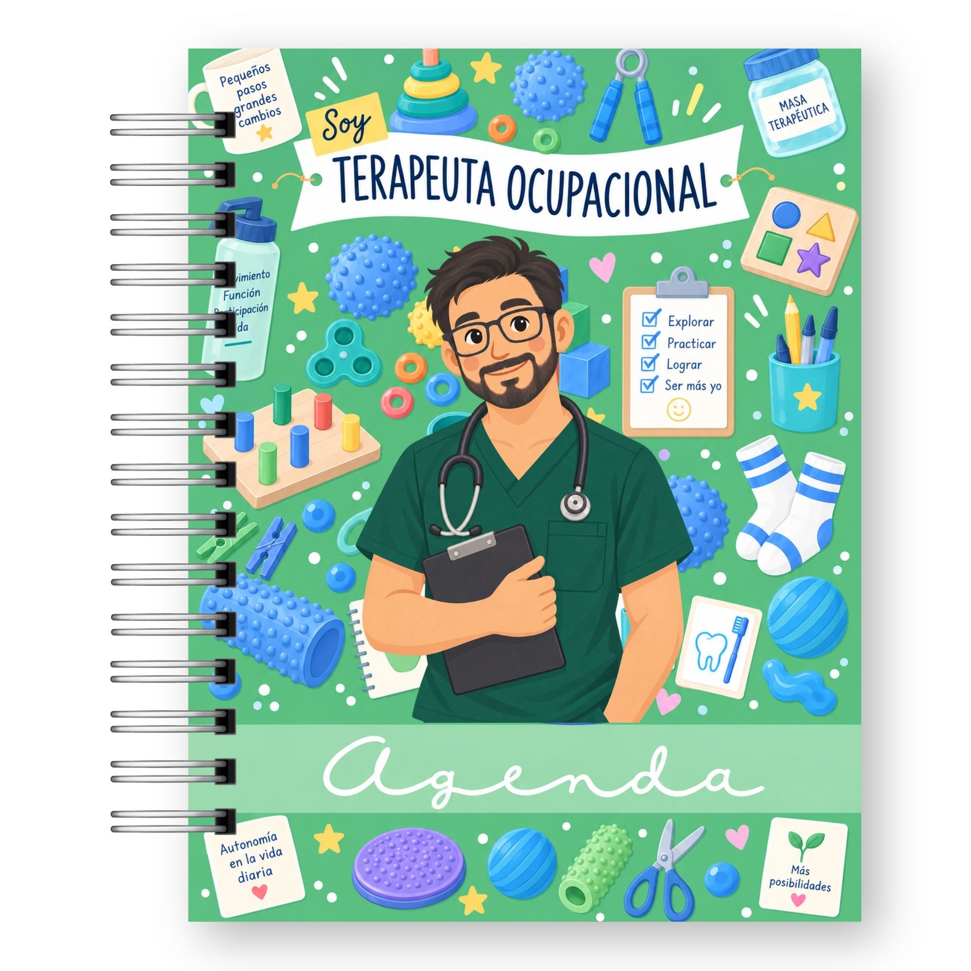Agenda Terapia Ocupacional 2027 – Edición Hombre  24