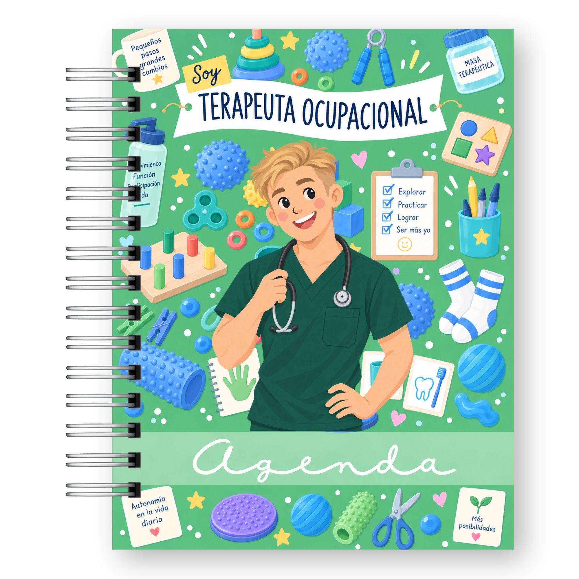Agenda Terapia Ocupacional 2027 – Edición Hombre  28
