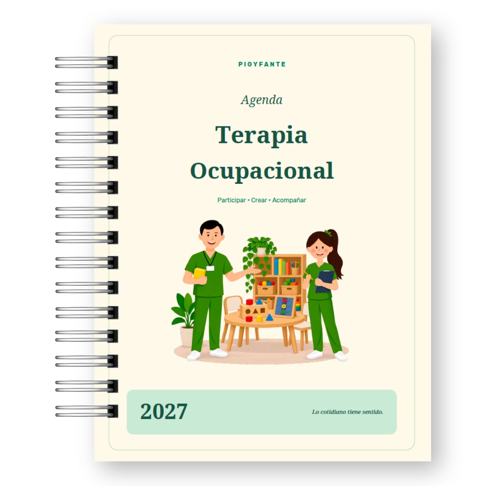 Agenda Terapia Ocupacional 2027 – Edición Hombre  2