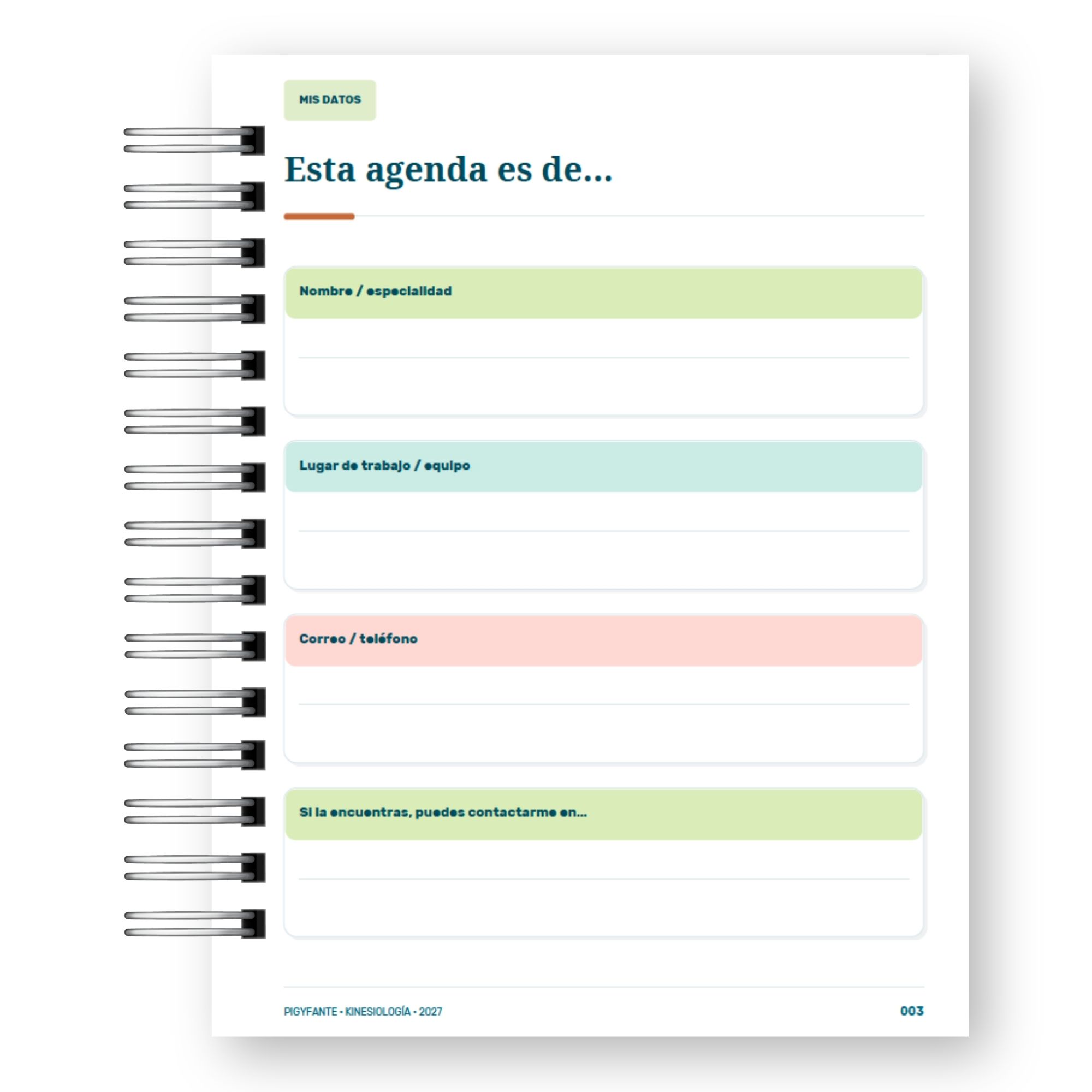 Agenda  Kinesiología 2027 – Edición Hombre  3
