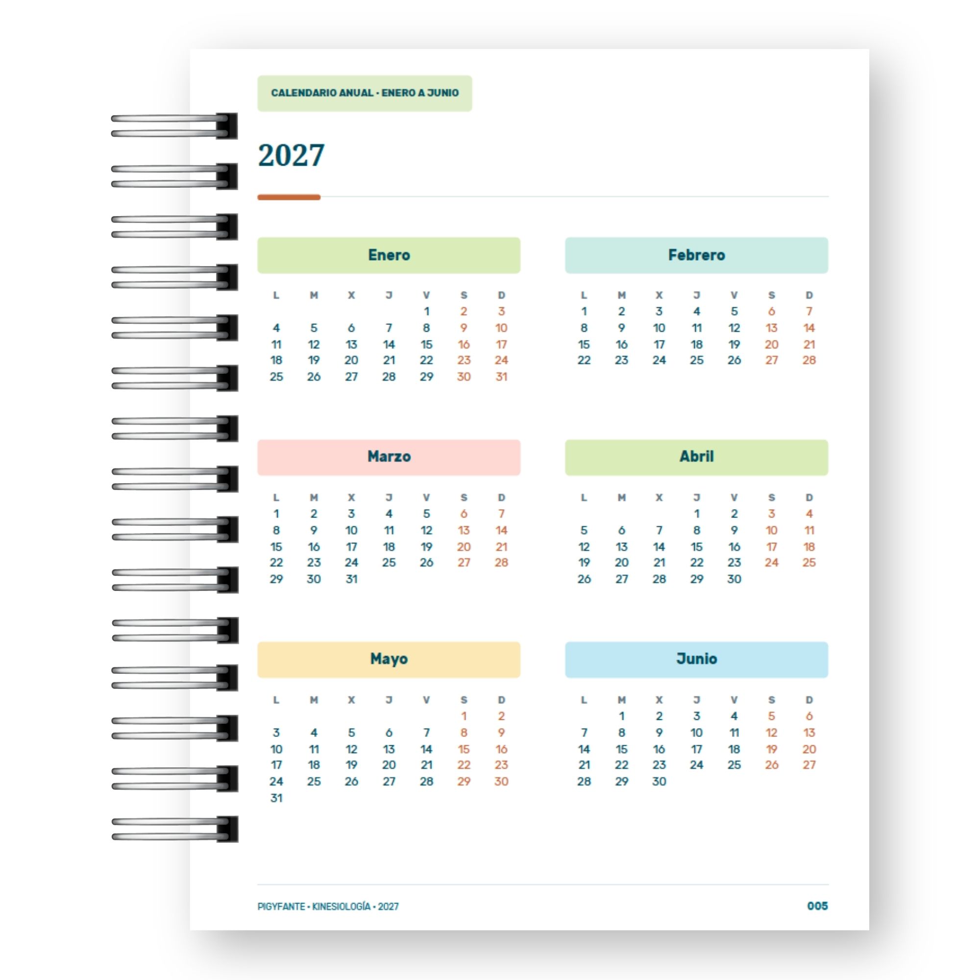 Agenda  Kinesiología 2027 – Edición Hombre  4