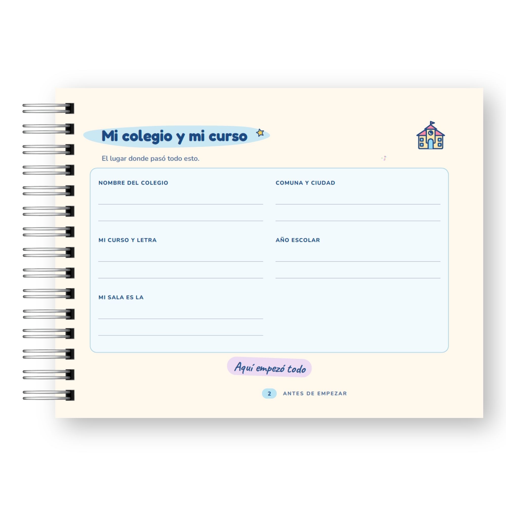 Anuario Escolar 2027 -Edición Recuerdo de Curso  4