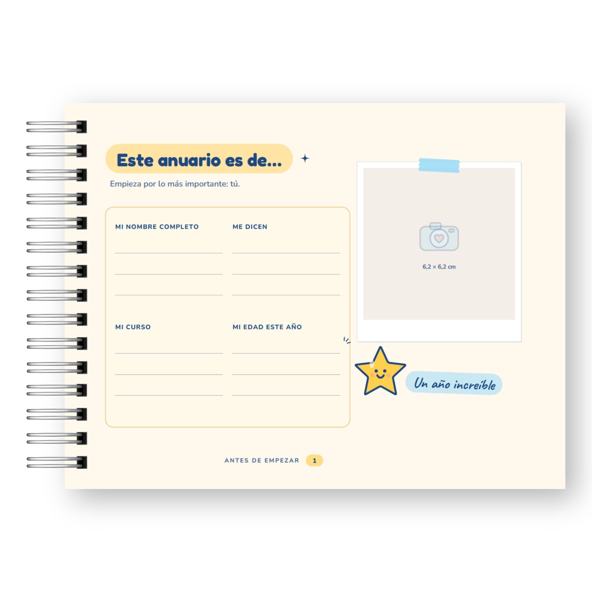 Anuario Escolar 2027 -Edición Recuerdo de Curso  2