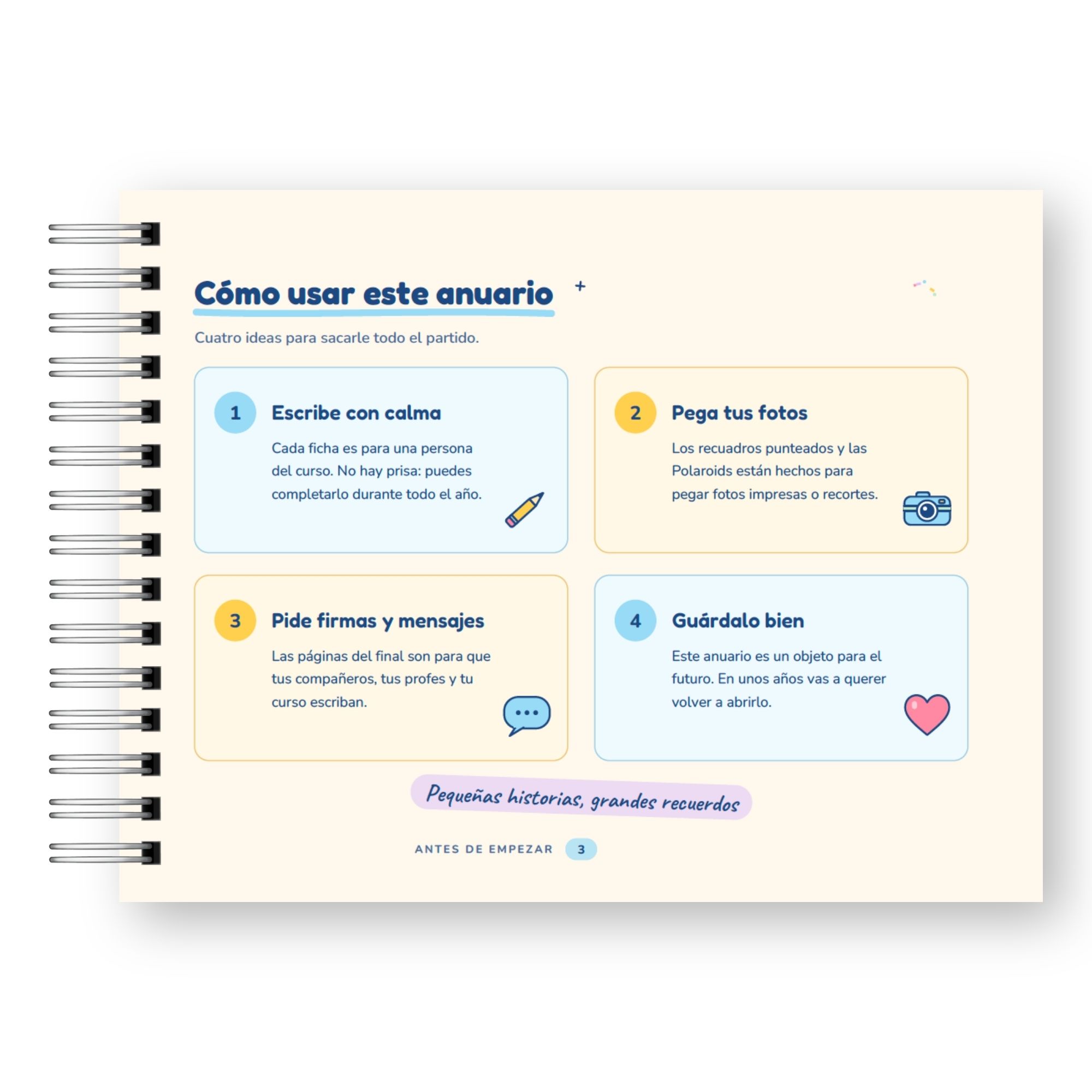 Anuario Escolar 2027 -Edición Recuerdo de Curso  3