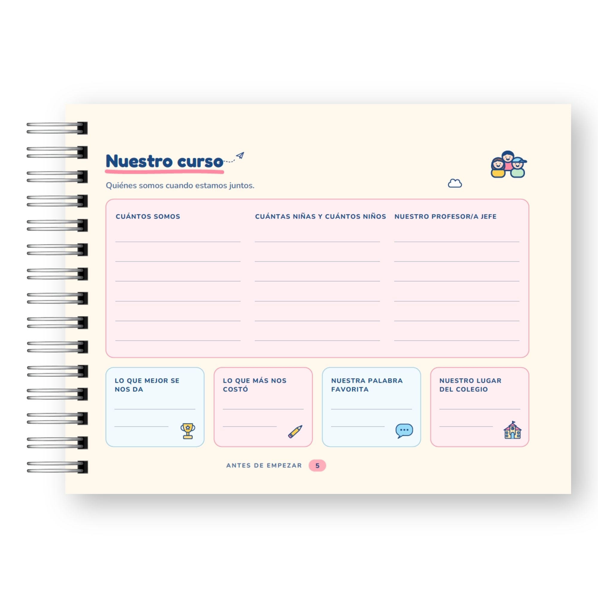 Anuario Escolar 2027 -Edición Recuerdo de Curso  9