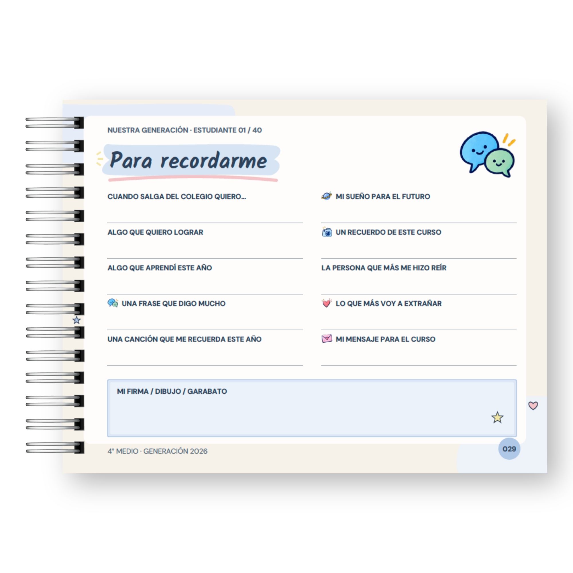 Anuario 4 Medio Generación 2026 – Edición Graduación  11