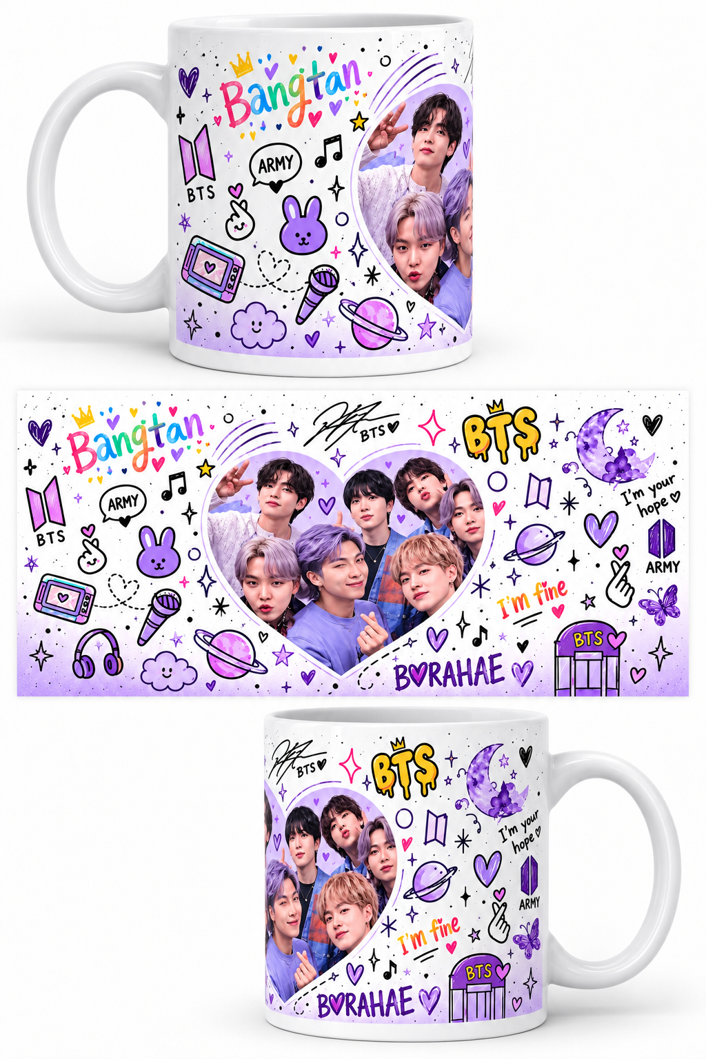 Taza BTS Bangtan  – Colección K-Pop ARMY 1