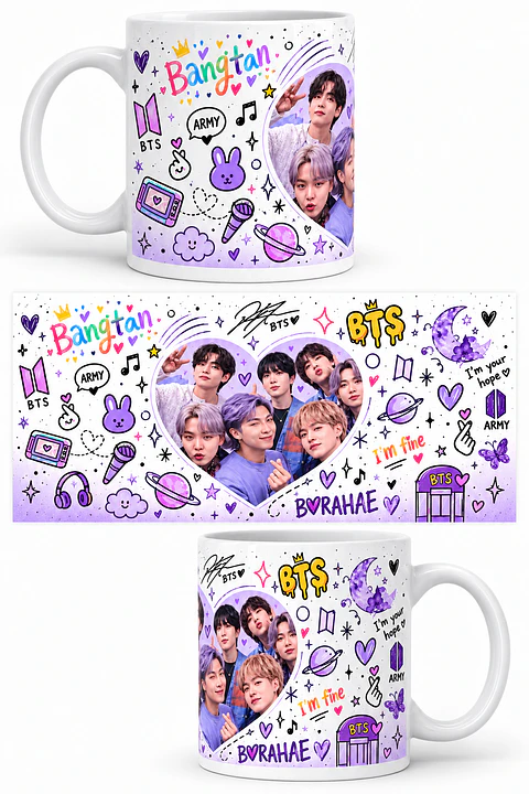 Taza BTS Bangtan  – Colección K-Pop ARMY