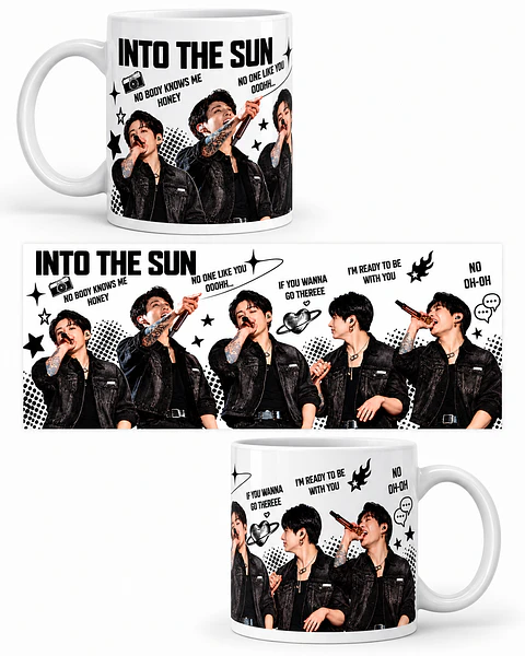 Taza Jungkook - Into The Sun – Colección BTS - K-Pop ARMY