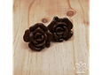 Aros flor de loto XL chocolate