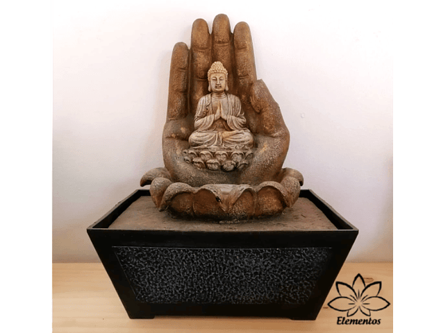 Fuente de Agua Mano de Buda (DISPONIBLE SÓLO PARA RETIRO)