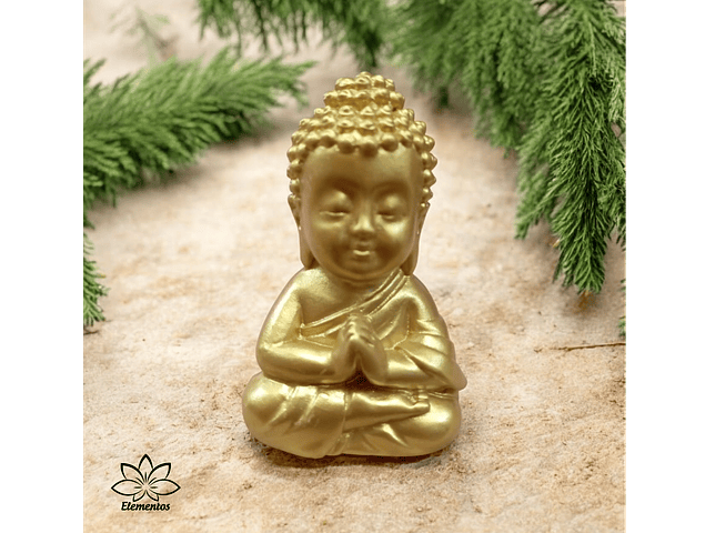Mini Buda de la Salud - Dorado