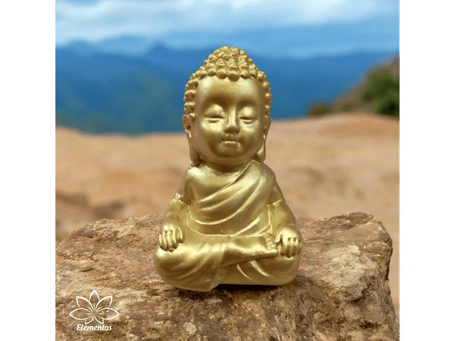 Mini Buda de la Prosperidad - Dorado