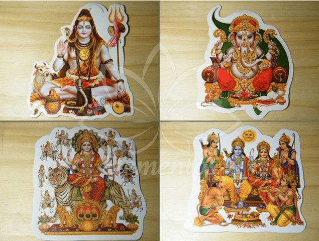 Adhesivos dioses hindú