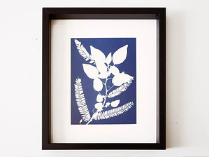 Cuadro Durazno y Aromo 21,5 × 26,5 cm