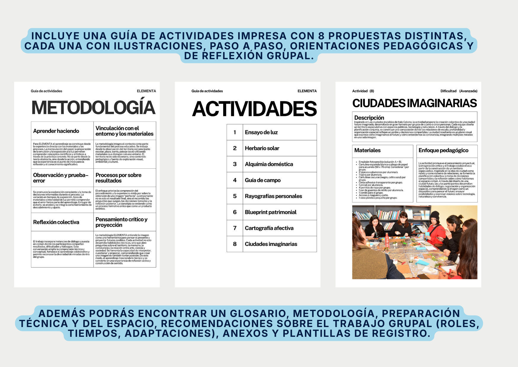 Kit pedagógico Anna Atkins 4