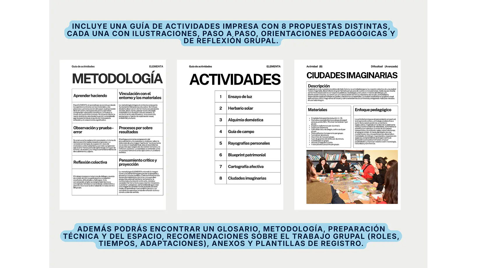 Kit pedagógico Anna Atkins 4