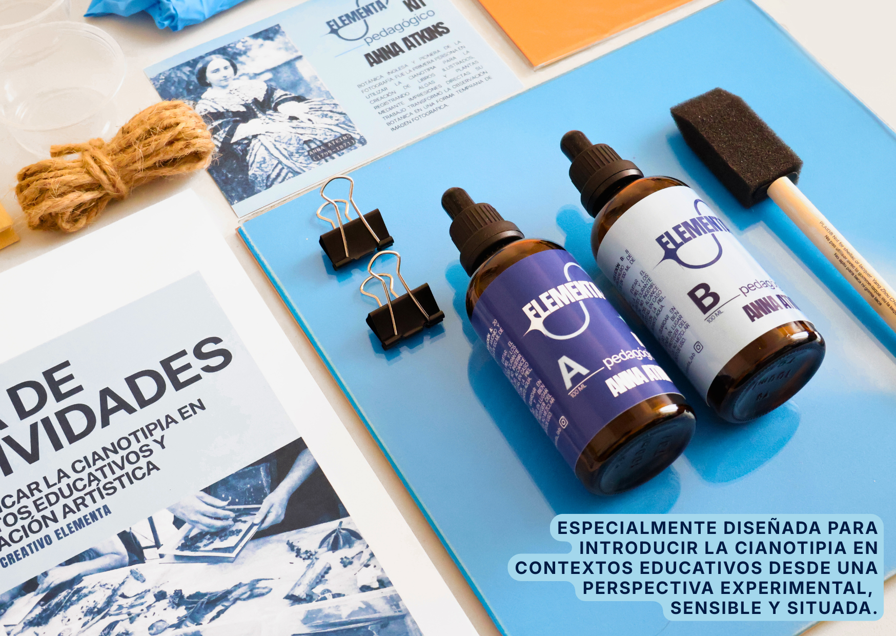 Kit pedagógico Anna Atkins 2