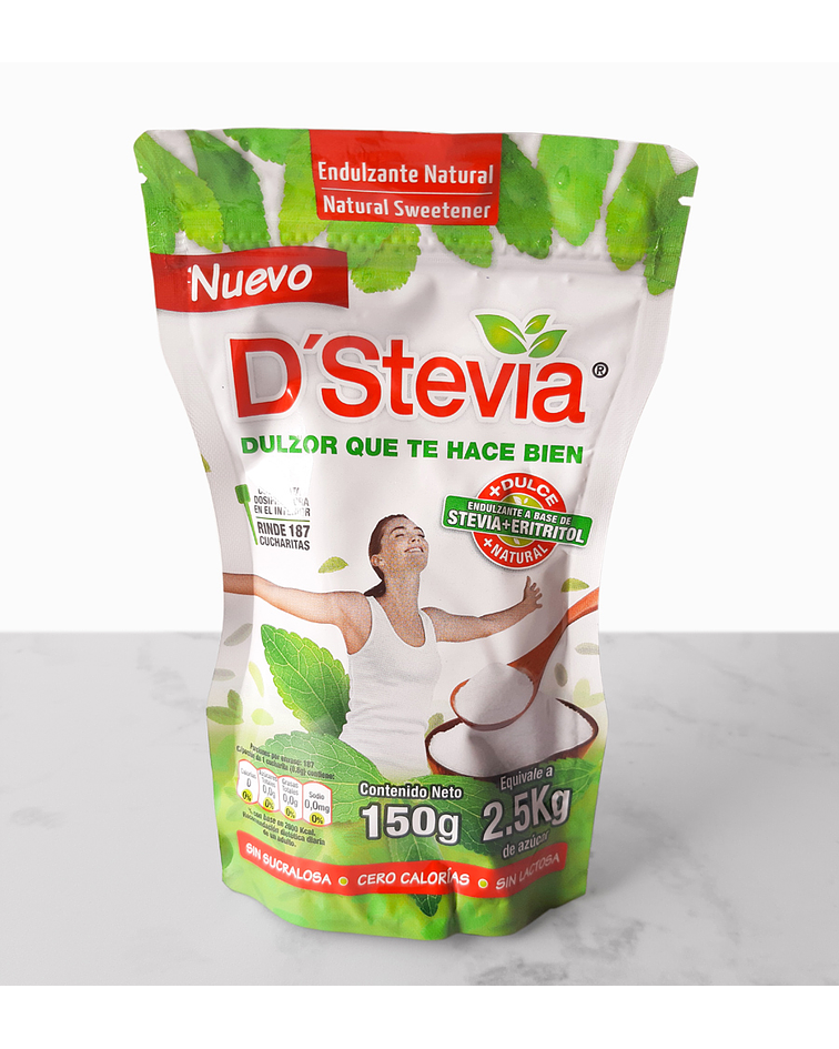 Endulzante natural en polvo D'stevia 