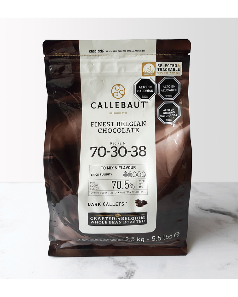 Chocolate Callebaut 70% 2.5 kg 