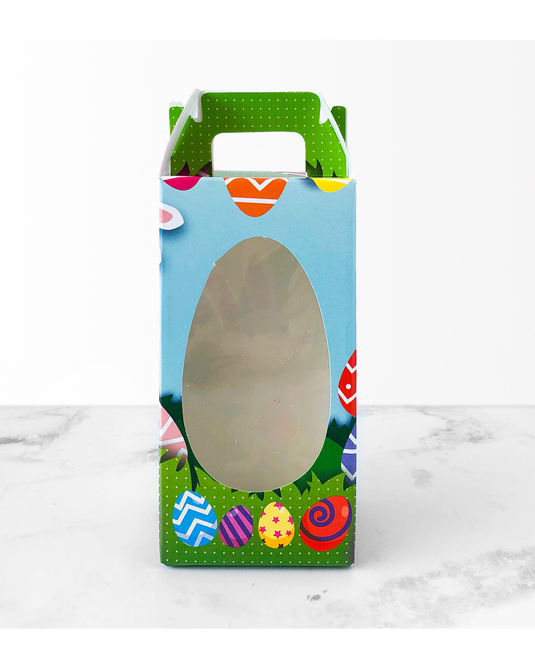 Caja decorada para huevo de pascua 