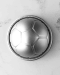 Molde pelota de fútbol 