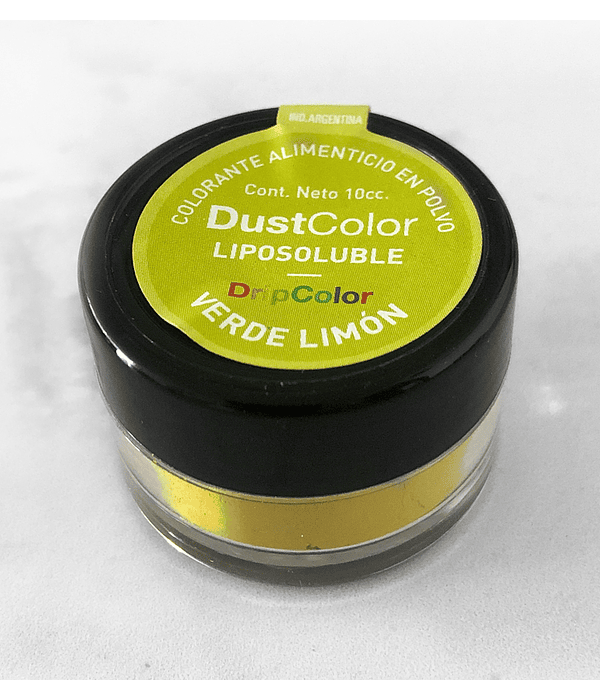 Dust Color liposoluble verde limón 