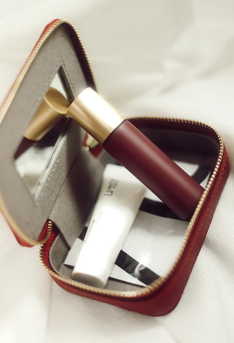 Necessaire de bolso vino +  Perfumador 2