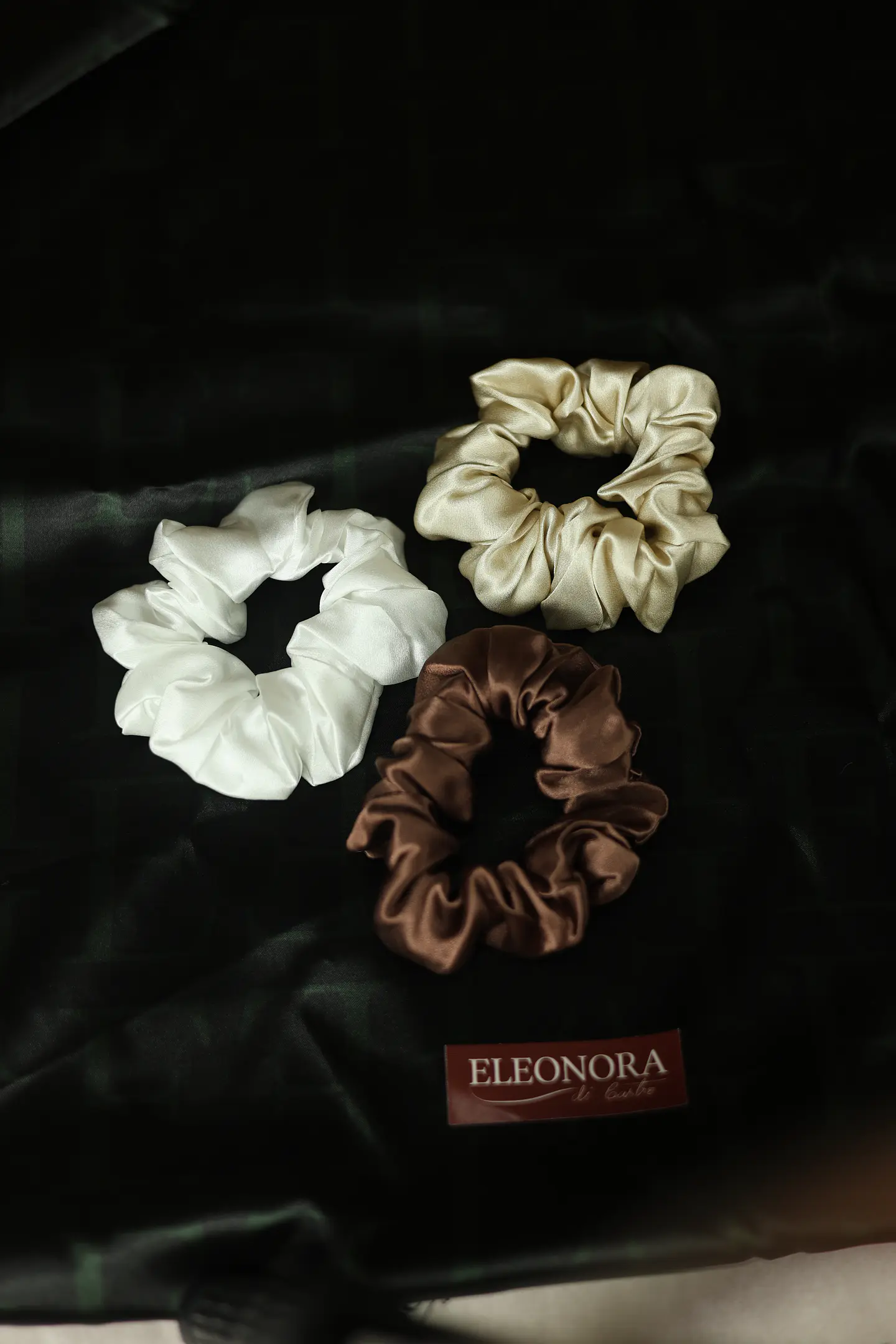 Conjunto 3 Scrunchies 100% Seda de Amoreira 2