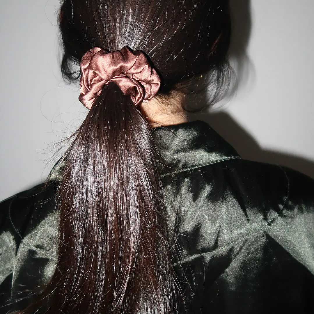 Conjunto 3 Scrunchies 100% Seda de Amoreira 4