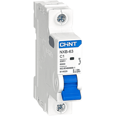 INTERRUPTOR AUTOMATICO 1X1A CURVA C 6KA 230VAC NXB-63 CHINT